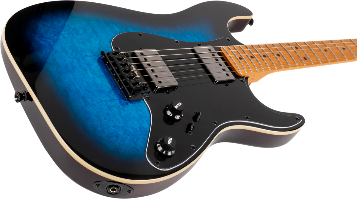 JET Guitars JS-450 BLB – elektrische gitaar – S-stijl HSS transp. blauw