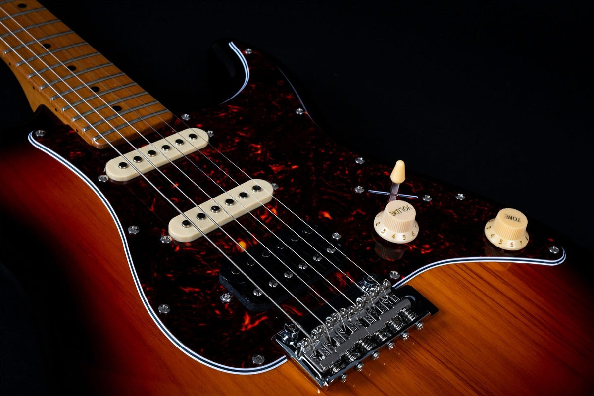 JET Guitars JS-400 SB – elektrische gitaar – S-stijl HSS Sunburst