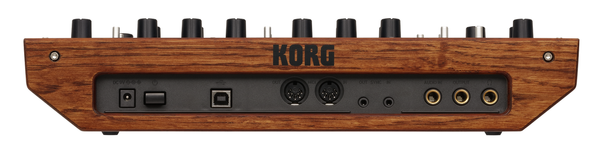 Korg Synthesizer, analoog, monologue, 25 toetsen, zilver