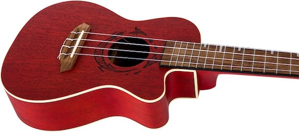 Flight DUC 380 CEQ CORAL – elektro-akoestische concertukelele