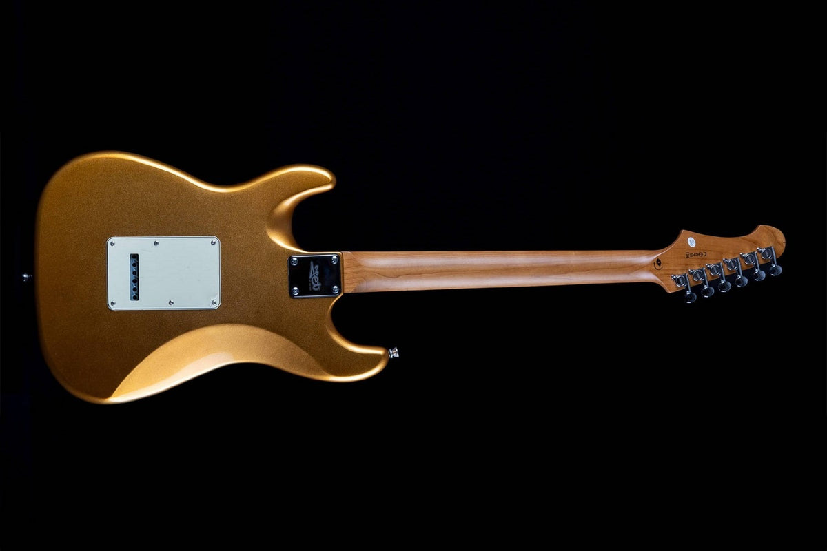 JET Guitars JS 300 GD – elektrische gitaar – S-stijl SSS Goud