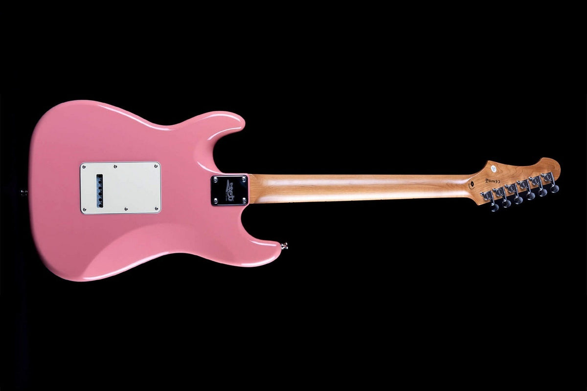 JET Guitars JS 300 BGD – elektrische gitaar – S-stijl SSS Bordeau roze