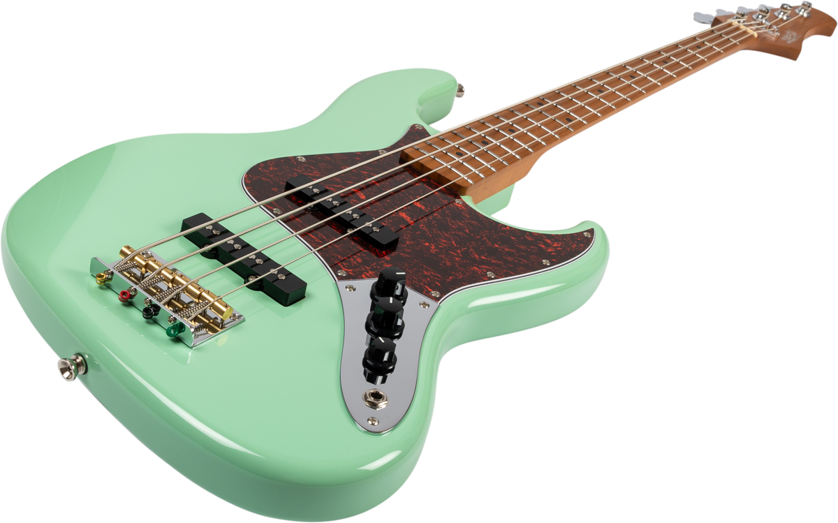 JET Guitars JJB-300 SFG – elektrische basgitaar – JB-stijl Bas SF Groen
