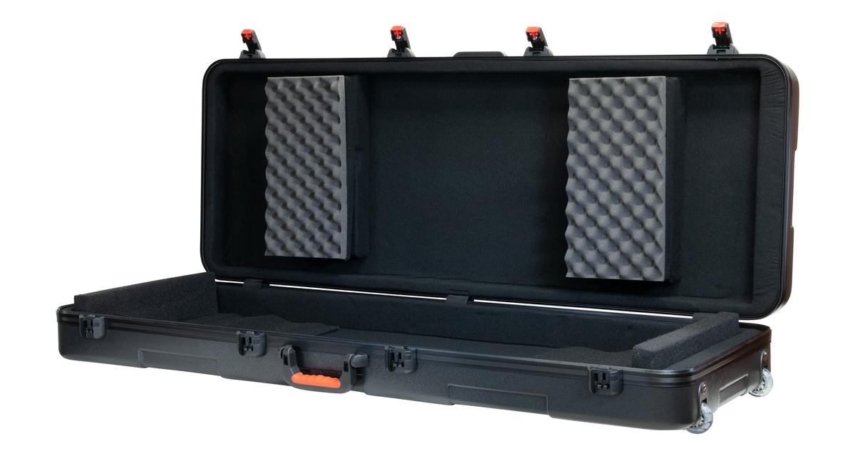 Korg Koffer, Hardcase, voor Keyboards met 76 Toetsen, met Wieltjes, zwart