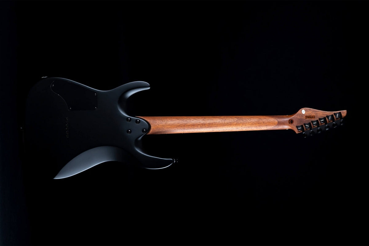 JET Guitars JS-501 BK Stygian – elektrische gitaar – S-stijl Stygian HH Satijn Zwart, palissander toets