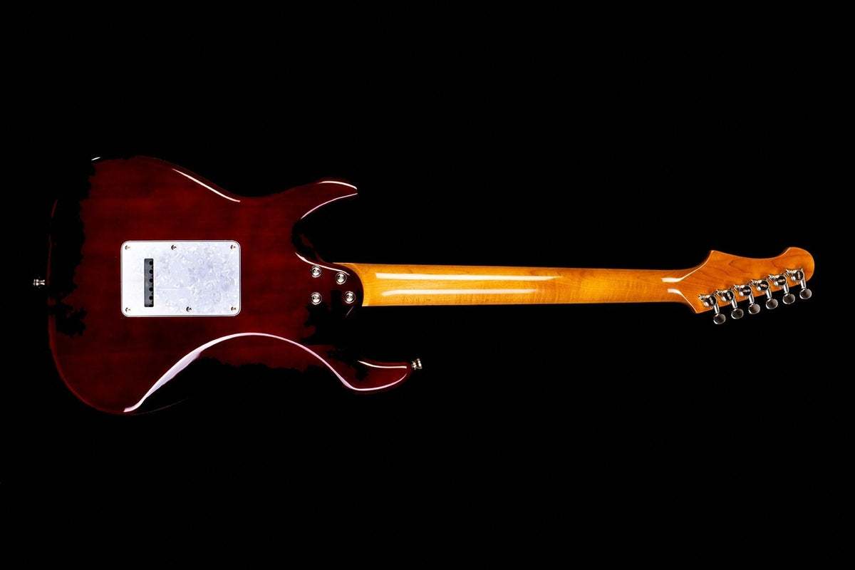JET Guitars JS-450 TBK – elektrische gitaar – S-stijl HSS transp. zwart