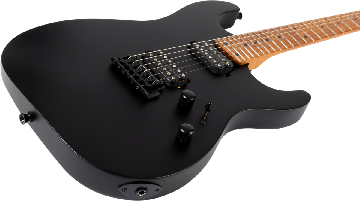 JET Guitars JS-500 MBK – elektrische gitaar – S-stijl HH mat Zwart