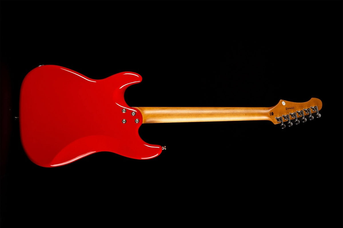 JET Guitars JS-400 HT RD – elektrische gitaar – S-stijl HSS Hardtail Rood, palissander toets