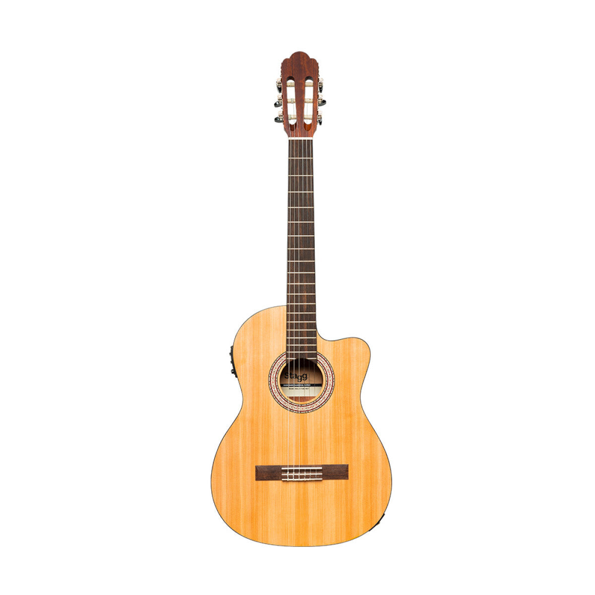 Stagg SCL70 TCE-NAT klassieke gitaar Naturel