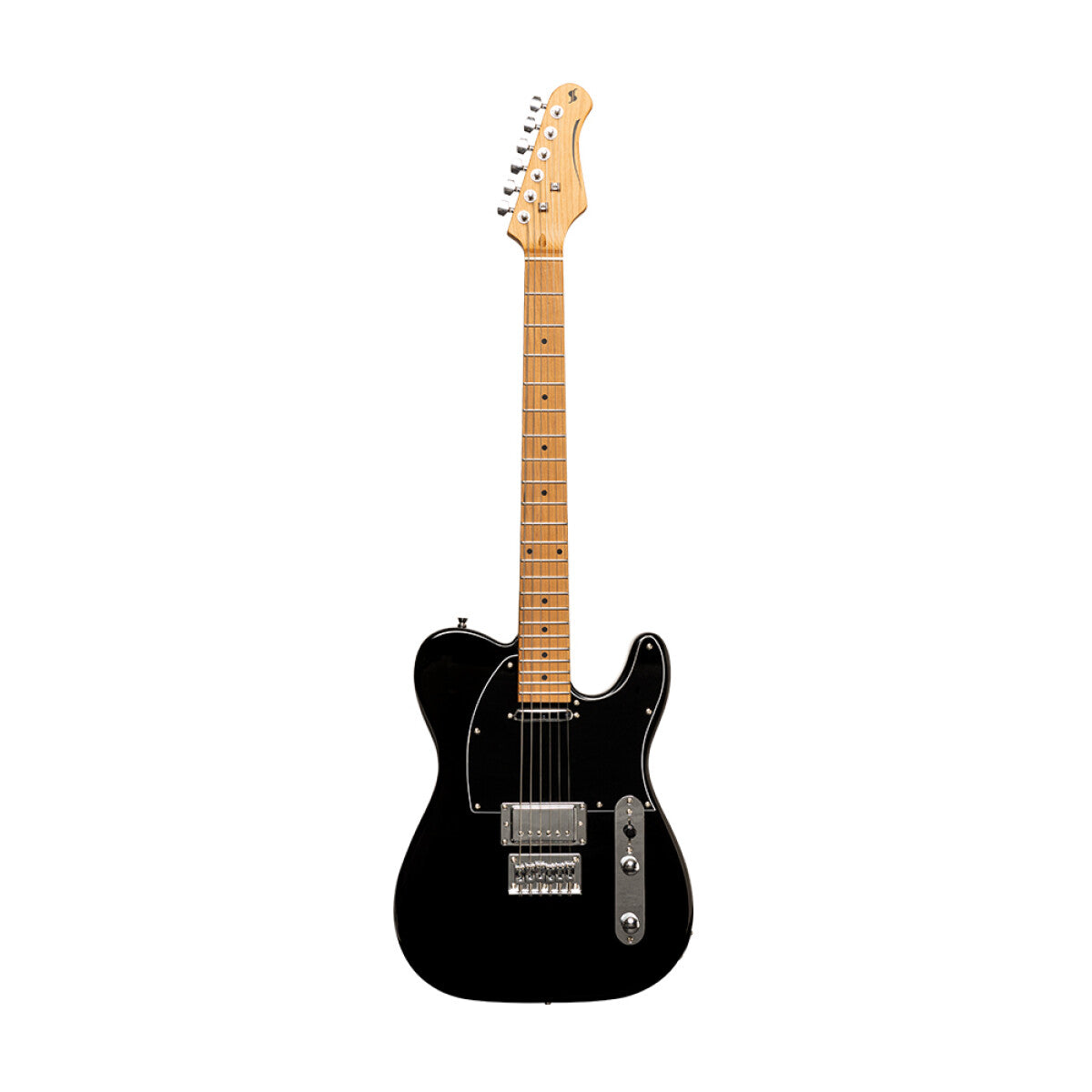 Stagg SET-PLUS BK T-style elektrische gitaar Zwart