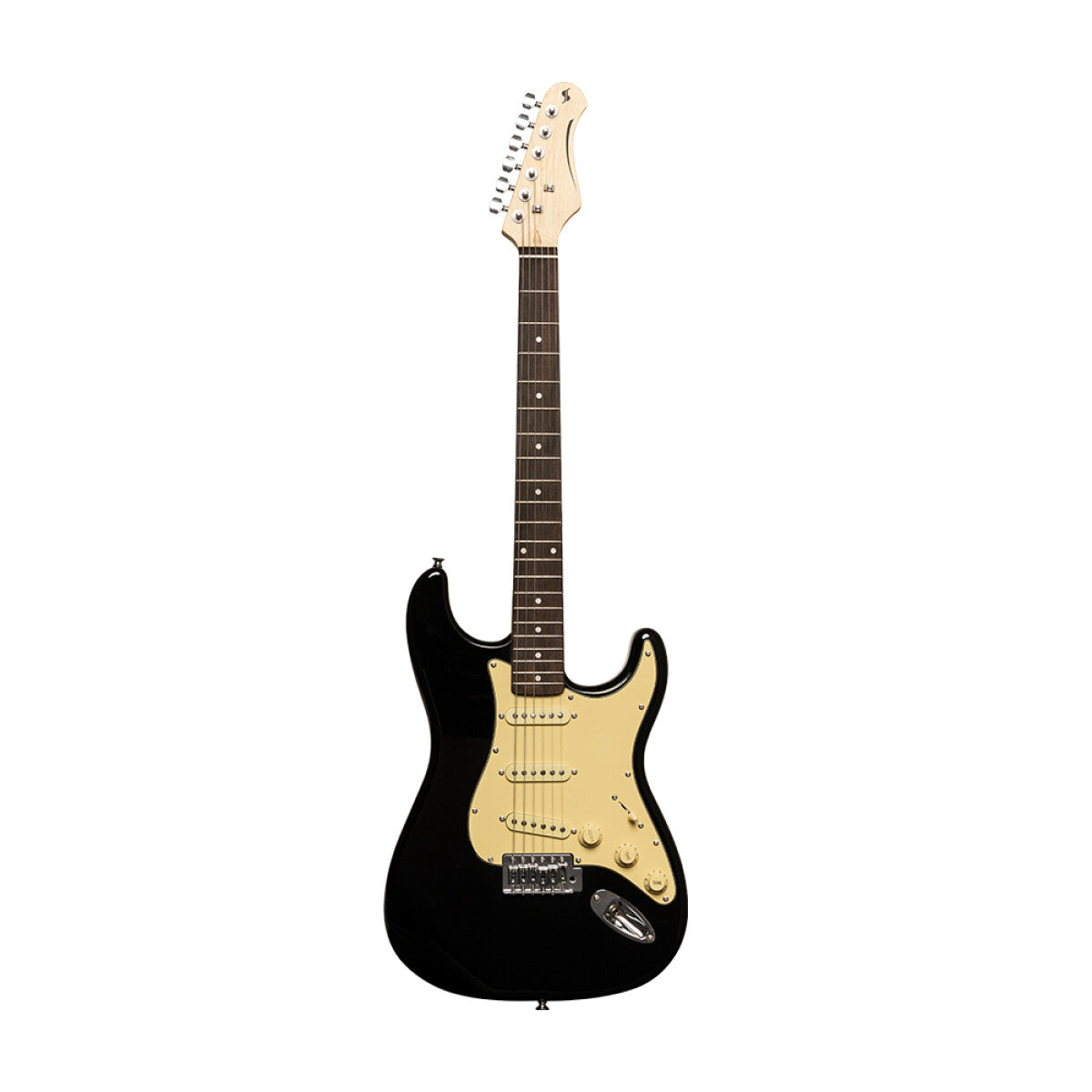 Stagg SES-30 BK S-style elektrische gitaar Brilliant Black