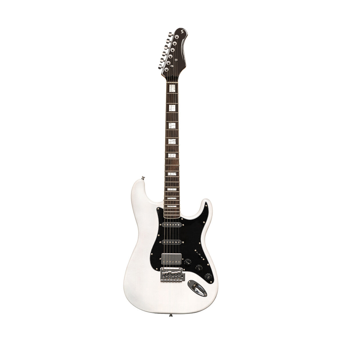 Stagg SES-60 WHB S-style elektrische gitaar White Blonde
