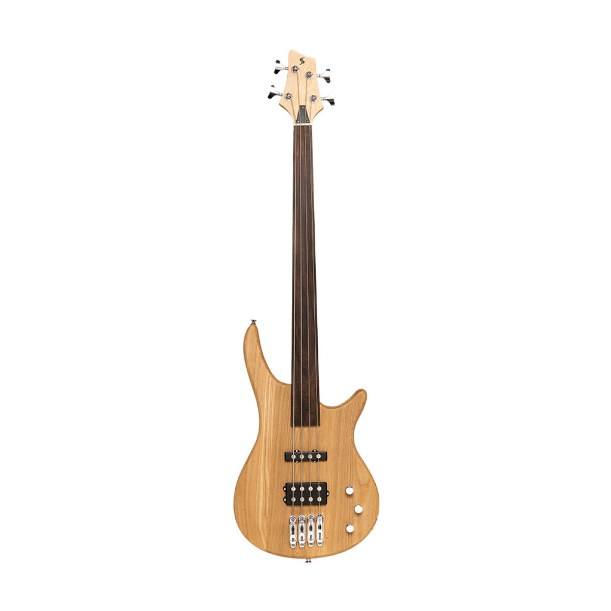 Stagg SBF-40 NAT FL elektrische basgitaar Naturel   Finish: Openporig