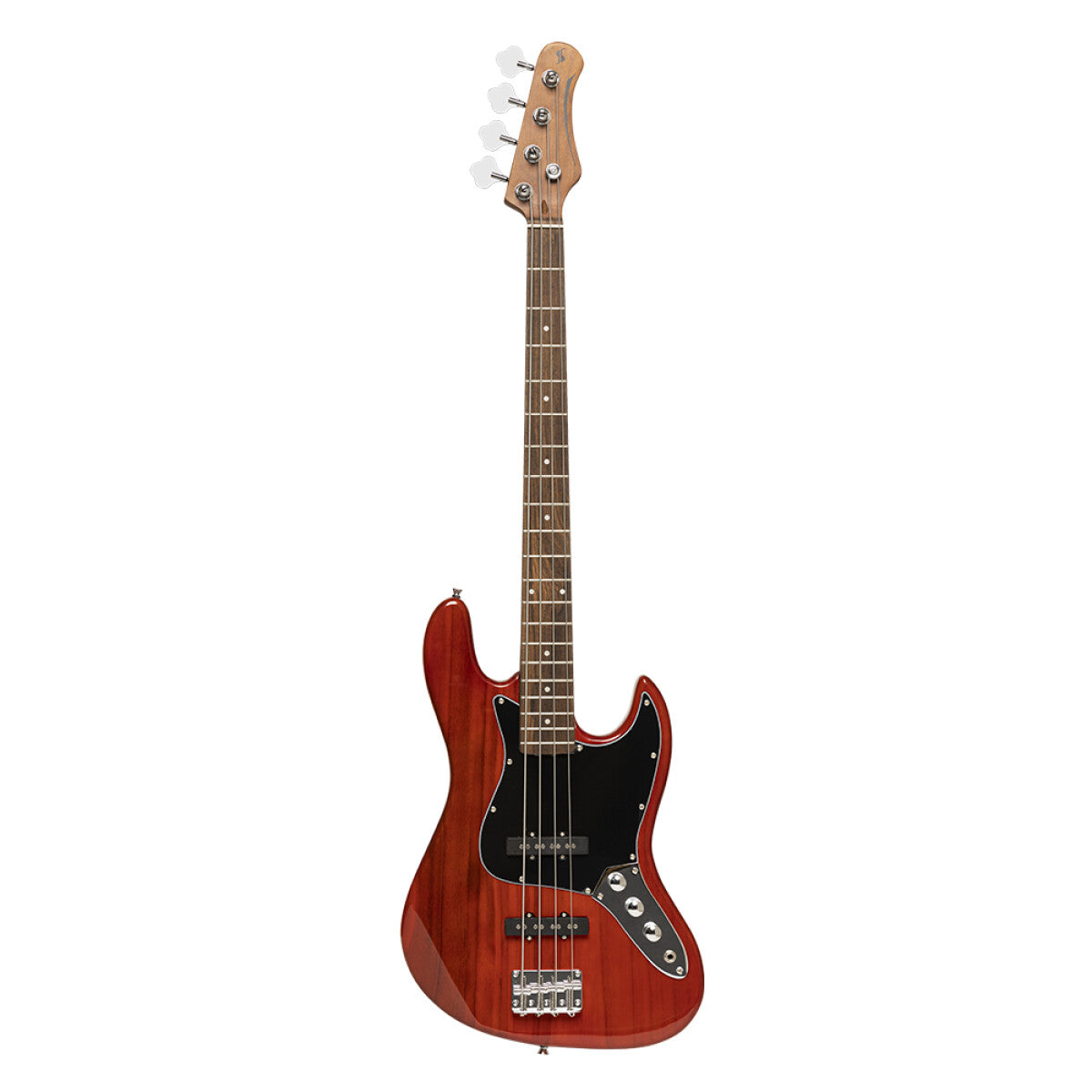 Stagg SBJ-30 STF RED elektrische basgitaar Fiesta Red