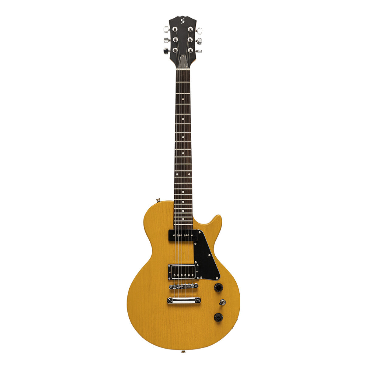 Stagg SEL-HB90 VYL elektrische gitaar Vintage geel