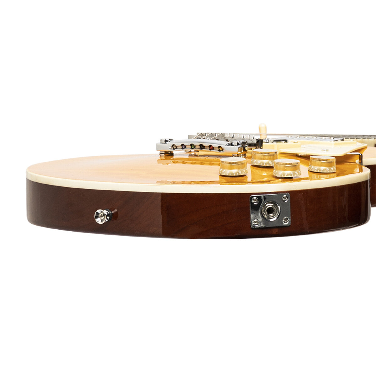 Stagg SEL-DLX HONEY elektrische gitaar Honey