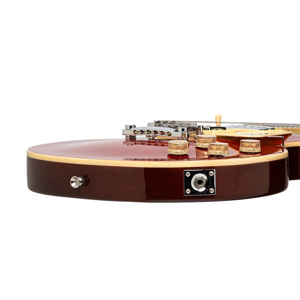 Stagg SEL-DLX W RED elektrische gitaar Wine Red