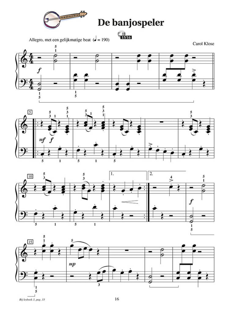 Hal Leonard Pianomethode Speelboek 3