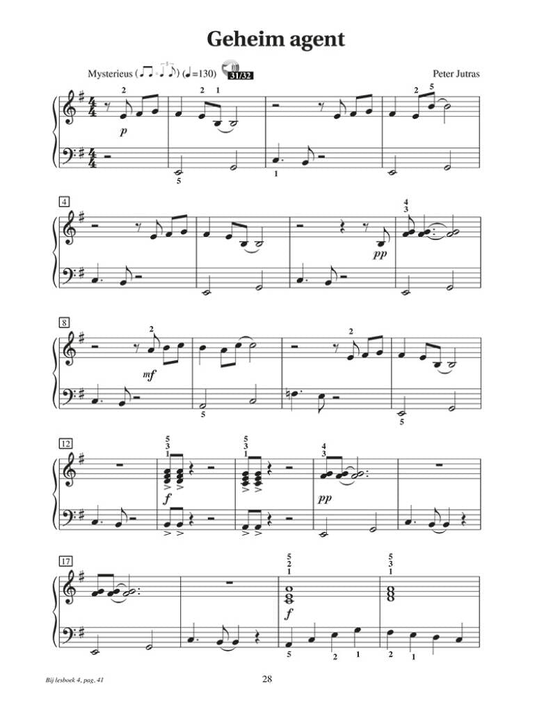 Hal Leonard Pianomethode Speelboek 4