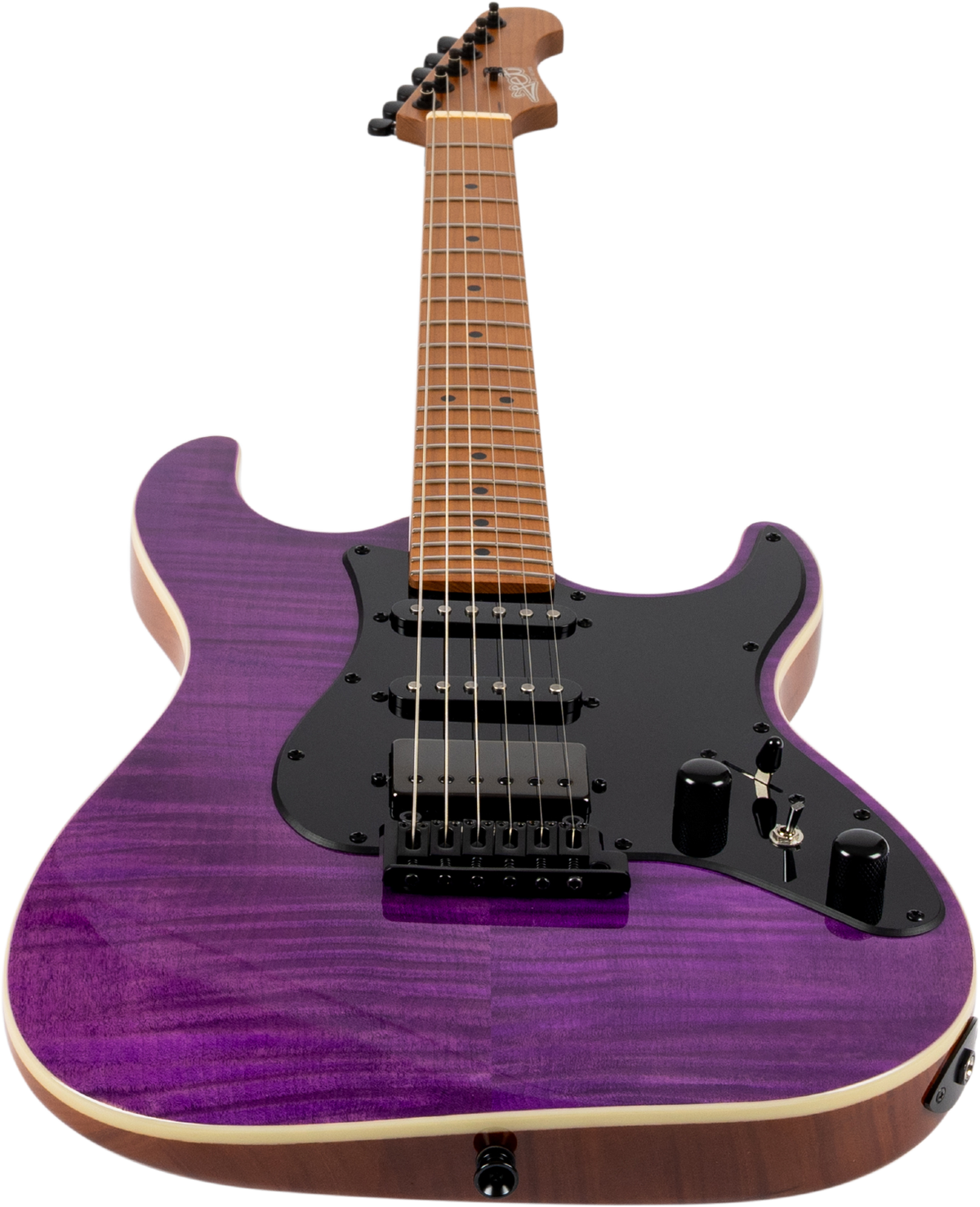 JET Guitars JS-600 TPP – elektrische gitaar – S-stijl HSS transp. Paars