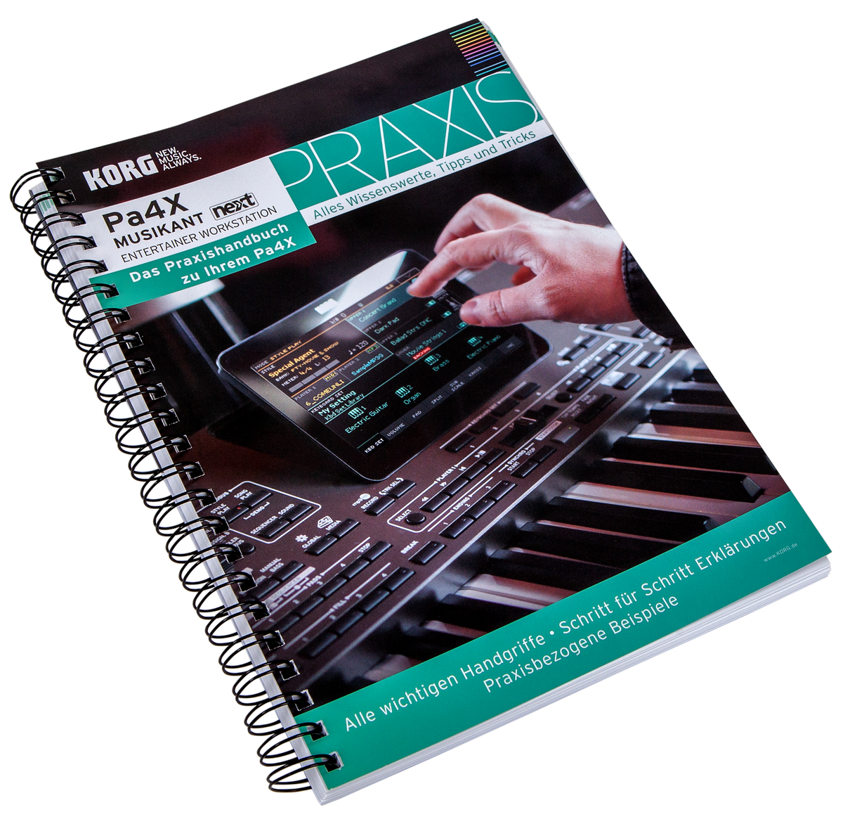 Korg Praxishandbuch, Band3, voor Pa4X-MUSIKANT-Serie