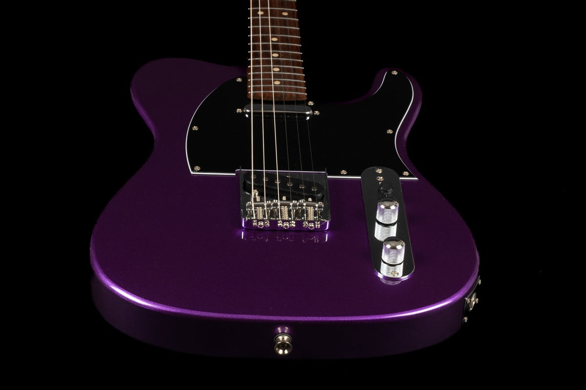 JET Guitars JT 300 PLM R – elektrische gitaar – T-stijl SSS Pruim, palissander toets