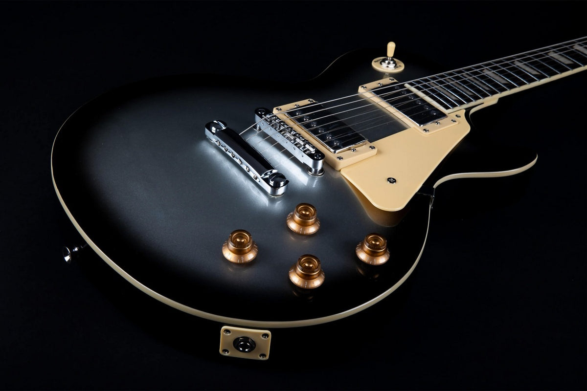 JET Guitars JL-500 SLB – elektrische gitaar – L-Style Elektrisch HH Silverburst, palissander toets