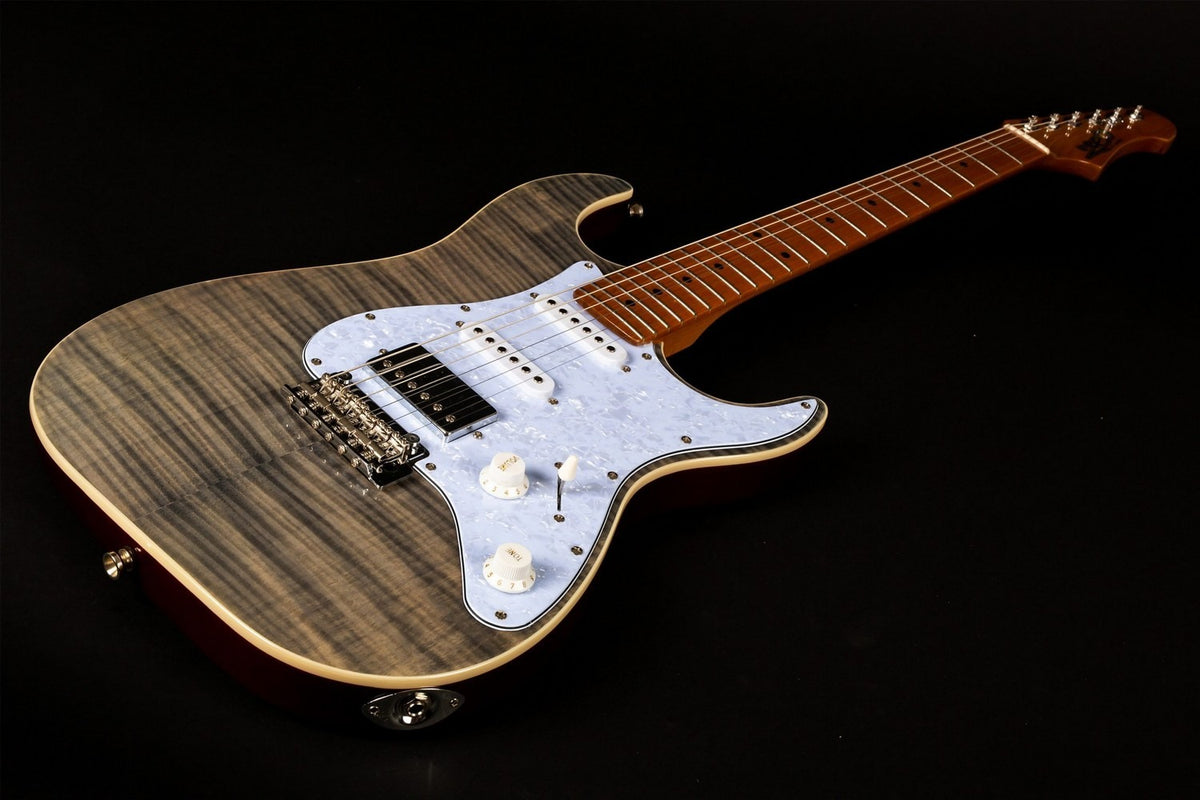 JET Guitars JS-450 TBK – elektrische gitaar – S-stijl HSS transp. zwart