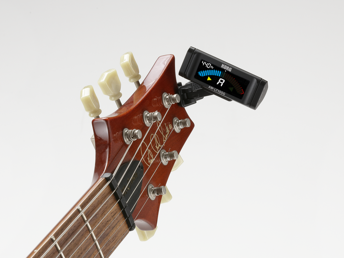 Korg Stemapparaat, chromatisch, AW-LT100 G, Clip-On, zwart