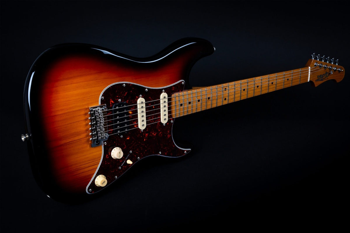 JET Guitars JS-400 SB – elektrische gitaar – S-stijl HSS Sunburst