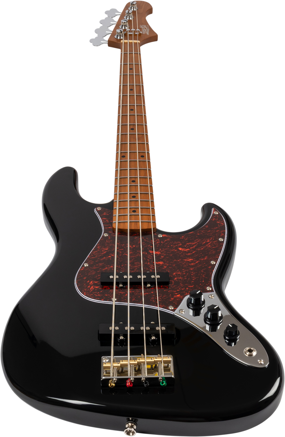 JET Guitars JJB-300 BK – elektrische basgitaar – JB-stijl Bas Zwart, palissander toets