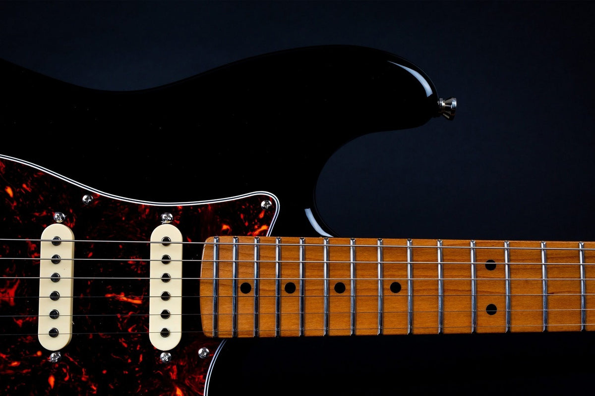 JET Guitars JS 300 BK – elektrische gitaar – S-stijl SSS Zwart