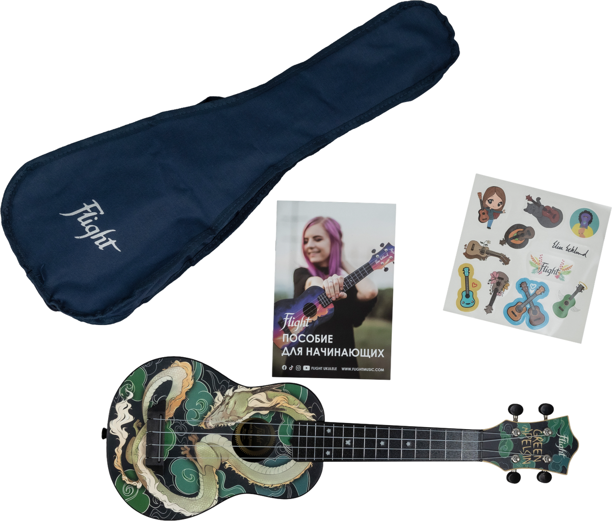 Flight TUS Jade Dragon – sopraanukelele