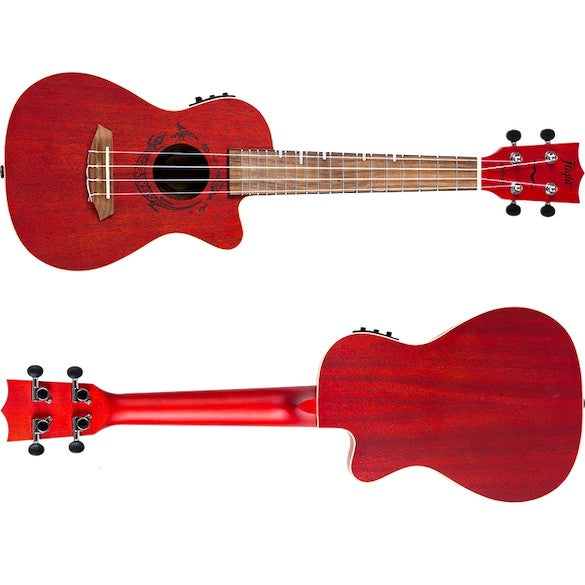 Flight DUC 380 CEQ CORAL – elektro-akoestische concertukelele