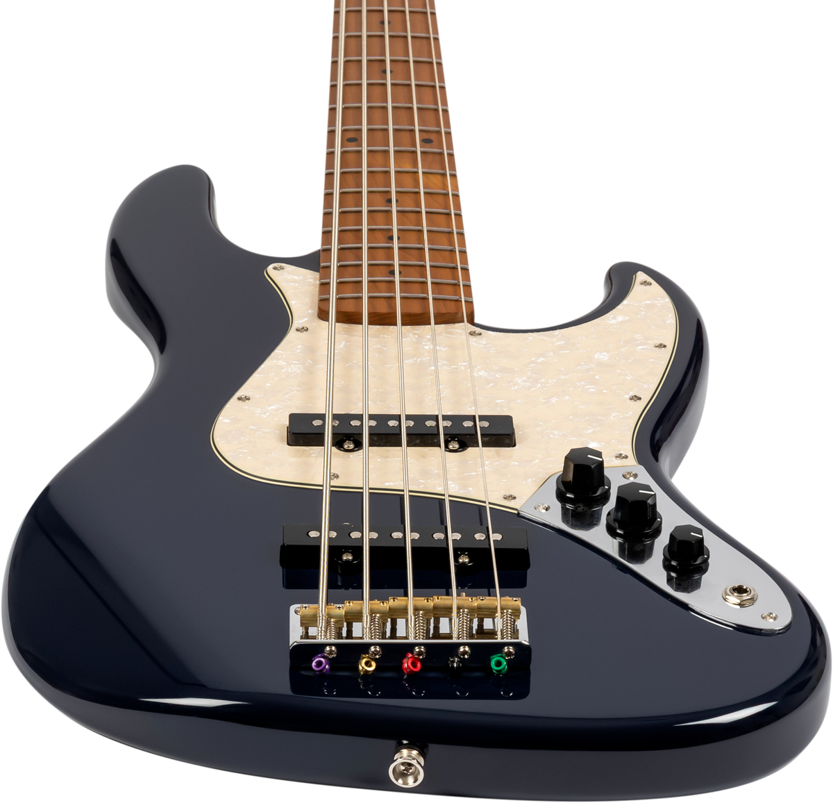 JET Guitars JJB-305 DBL, JB-Style 5-string Deep Blue – elektrische basgitaar – JB-Stijl 5-snarige Diepblauw