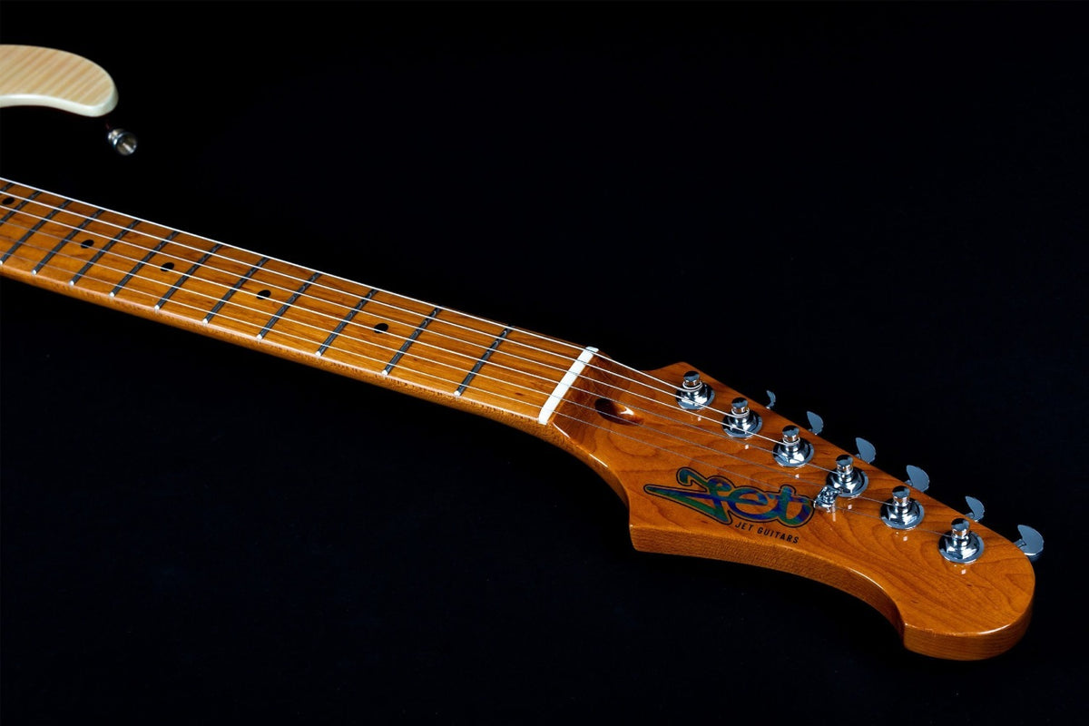 JET Guitars JS-450 TBL – elektrische gitaar – S-stijl HSS transp. blauw