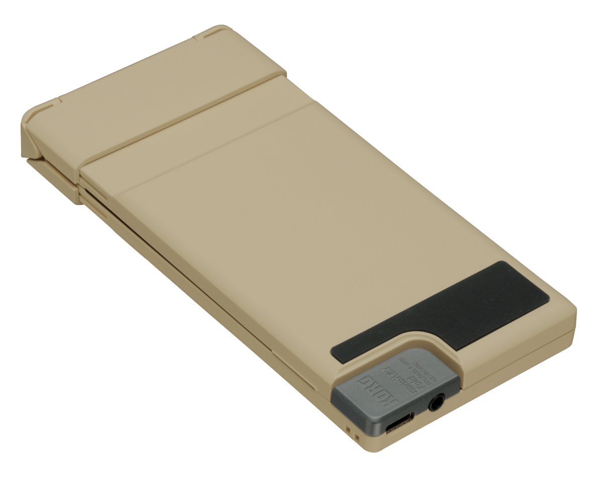 Korg USB-controller, nanoKEY Fold, 25 toetsen, Inklapbaar, zandbeige,Ltd.