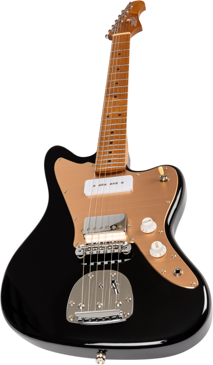 JET Guitars JJ-350 BGT – elektrische gitaar – J-stijl H-P90 Zwart