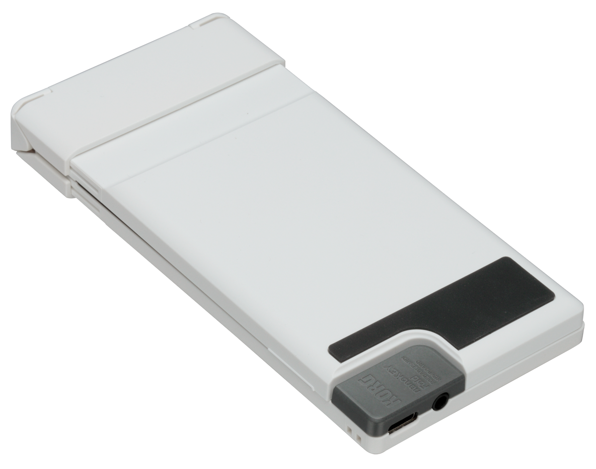 Korg USB-controller, nanoKEY Fold, 25 25 toetsen, Inklapbaar, wit, Ltd.