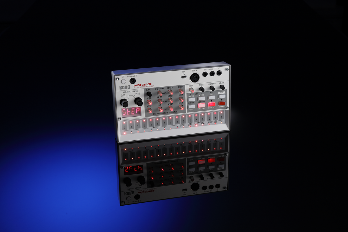 Korg Synthesizer, digitaal, volca sample, Sampler, met Sequencer