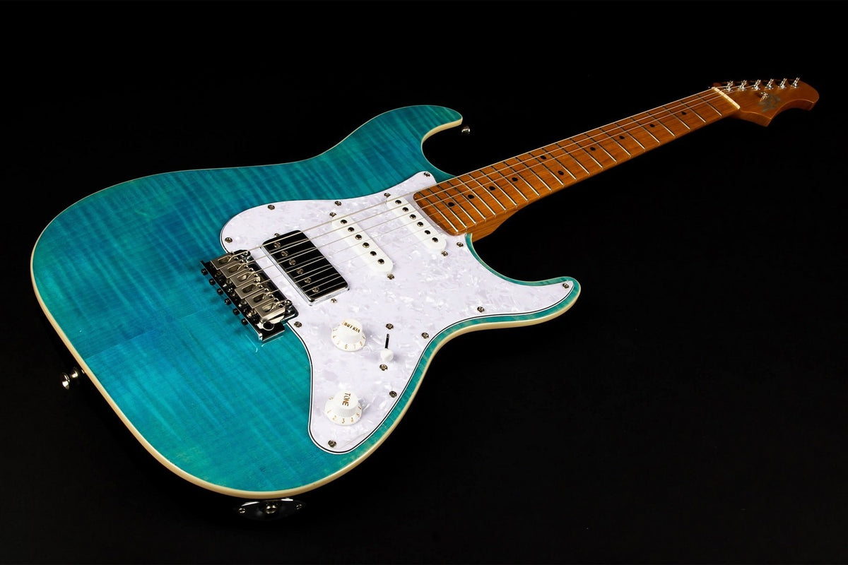 JET Guitars JS-450 OBL – elektrische gitaar – S-stijl HSS Oceaanblauw