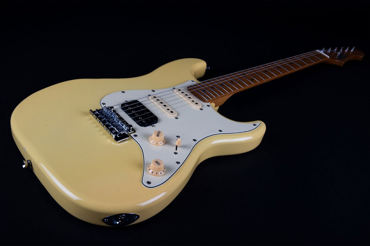 JET Guitars JS-400 VYW – elektrische gitaar – S-stijl HSS Vintage Geel