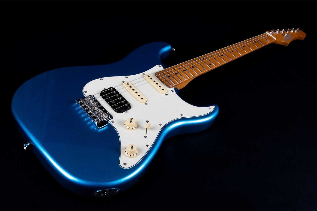 JET Guitars JS-400 LPB – elektrische gitaar – S-stijl HSS Placid Blauw