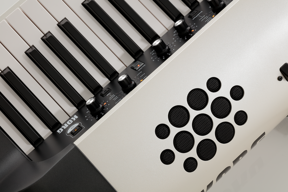 Korg Digitale Piano, SV2-73S, 73 toetsen (RH3), wit-metallic, met luidsprekers