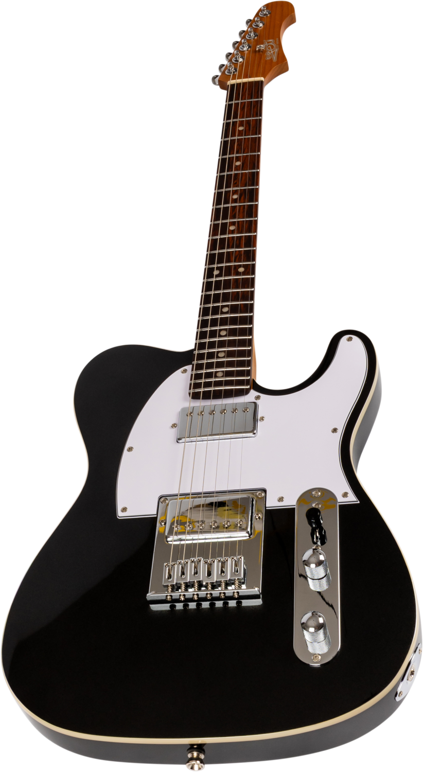 JET Guitars JT-350 BKM H – elektrische gitaar – T-stijl HH Zwart, palissander toets