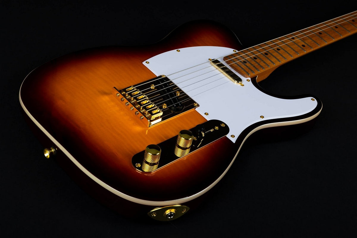 JET Guitars JT-600 BS G – elektrische gitaar – T-stijl Tabak burst
