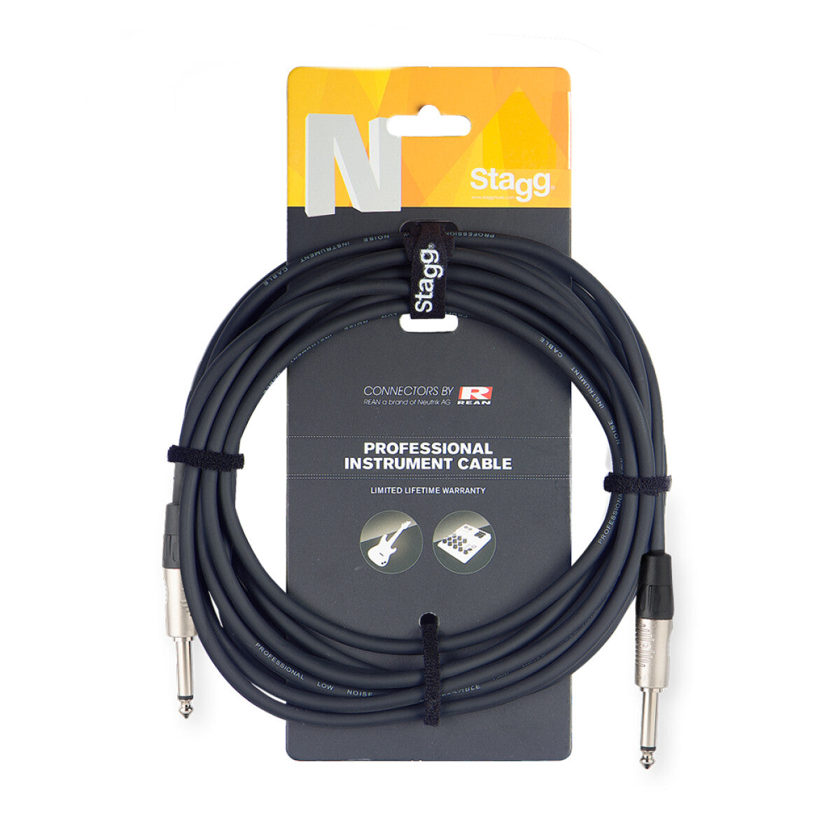 Stagg NGC6R instrumentkabel jack/jack (m/m), 6 m