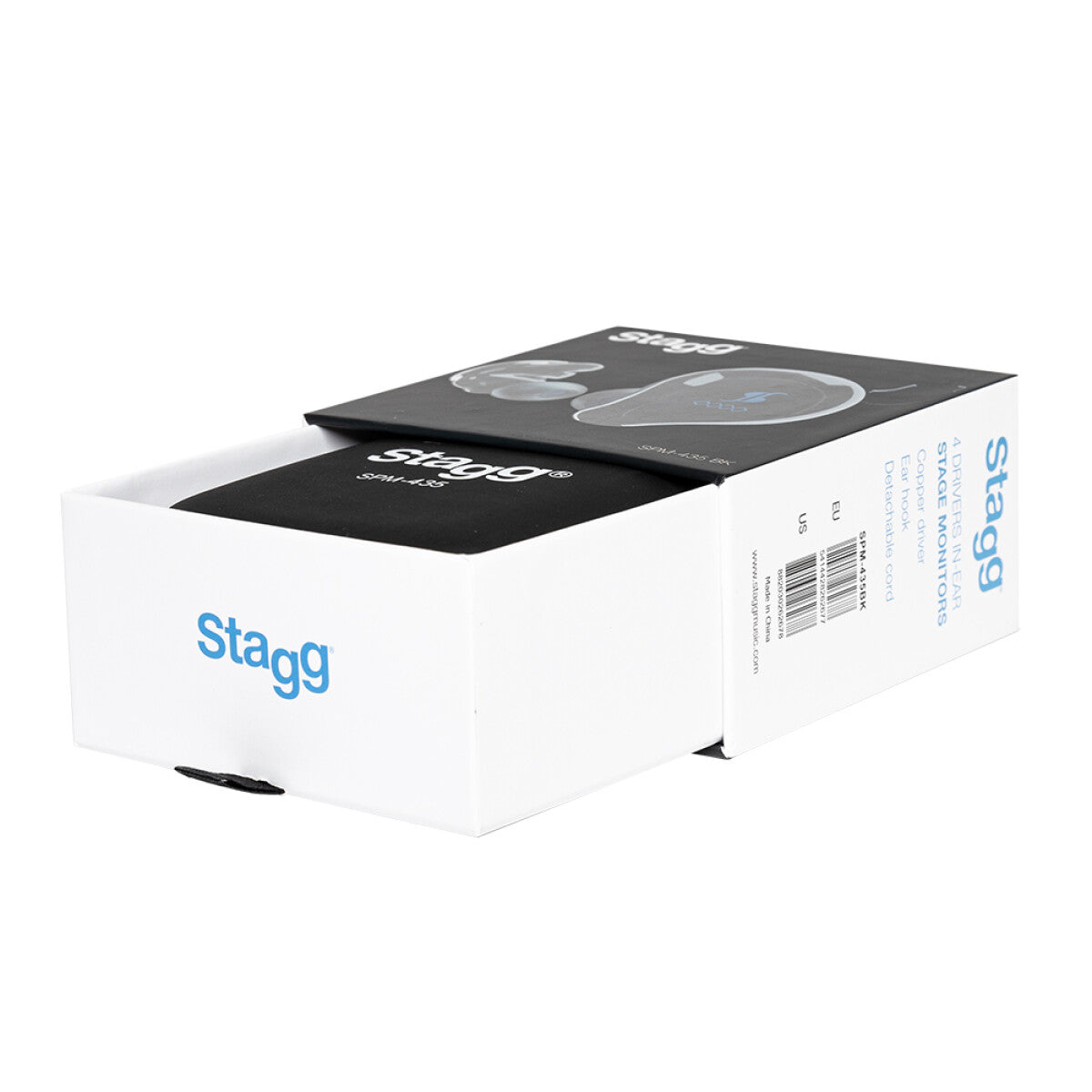 Stagg SPM-435 BK 4-driver in-ear monitors zwart