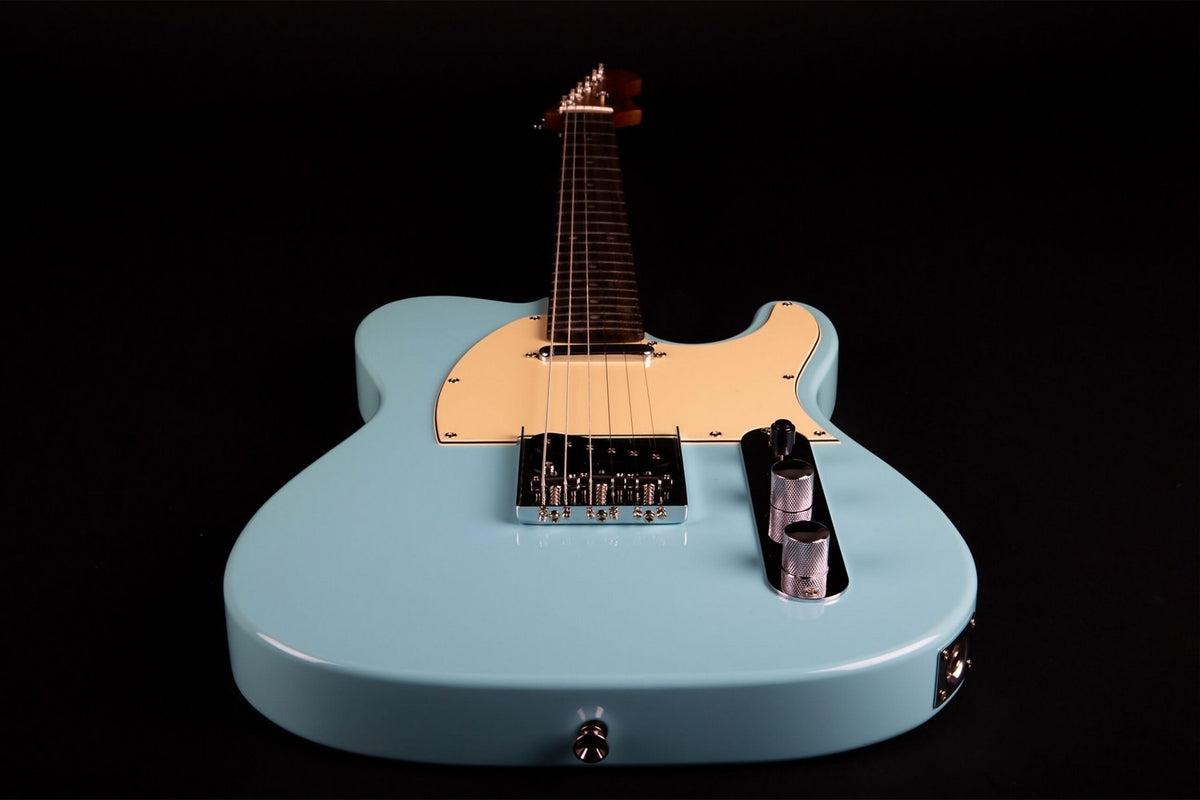 JET Guitars JT 300 BL R – elektrische gitaar – T-stijl Sonic blauw, palissander toets
