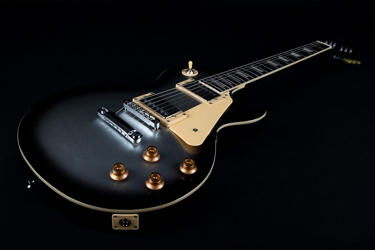 JET Guitars JL-500 SLB – elektrische gitaar – L-Style Elektrisch HH Silverburst, palissander toets
